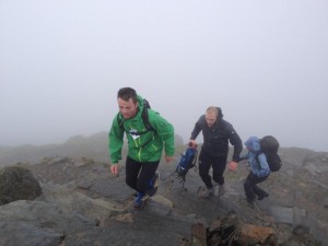 Running up Snowdon