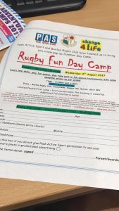 Rugby Camp