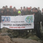 PAS & Friends on Scafell Summit